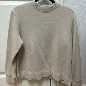 Pendleton Originals Beige Pull Over Ribbed Cotton Sweater